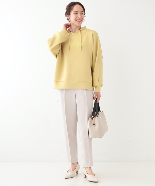 SHOO・LA・RUE（シューラルー）の「【SS-3L/洗える/通勤・セレモニーにも】しなやかな身のこなしが叶う ストレッチテーパードパンツ（その他パンツ・レディース・ライトブルー/ブラウン系その他/ブラック/ナチュラル・04/03/02/01/10/05）」の15枚目の写真