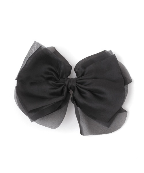 niko and...（ニコアンド）の「BIGリボンバレッタ（バレッタ/ヘアクリップ・レディース・ブラック・0）」の5枚目の写真