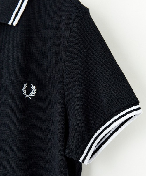 FRED PERRY（フレッドペリー）の「[FRED PERRY/フレッドペリー] ツインティップライン ポロワンピース（ワンピース・レディース・ブラック/ネイビー・10）」の21枚目の写真