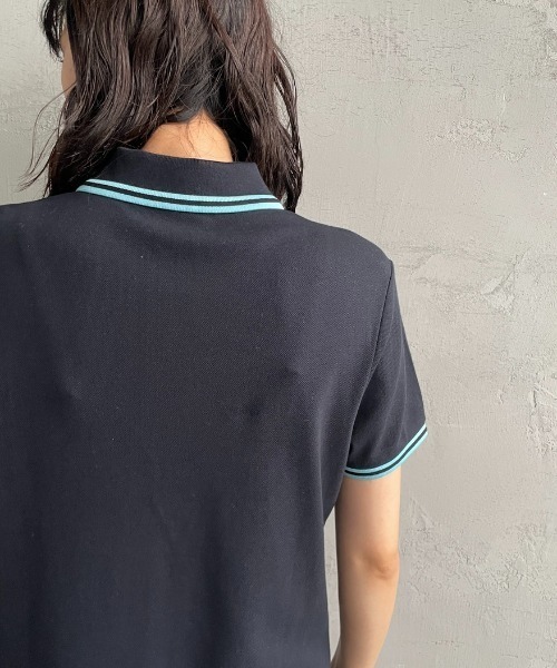 FRED PERRY（フレッドペリー）の「[FRED PERRY/フレッドペリー] ツインティップライン ポロワンピース（ワンピース・レディース・ブラック/ネイビー・10）」の16枚目の写真