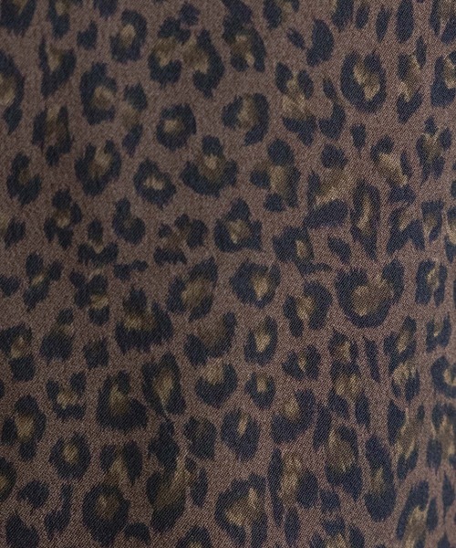 RAGEBLUE（レイジブルー）の「袖リボン/レオパードルーズシャツ（シャツ/ブラウス・レディース・ベージュ/ブラウン・FREE）」の7枚目の写真