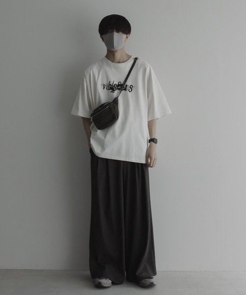 remer（リメール）の「loose graphic over Tee / ルーズグラフィックオーバーTシャツ（Tシャツ/カットソー・メンズ・ブラック系その他/ホワイト系その他/ホワイト系その他2/ブラック系その他3/ブラック系その他2/ホワイト系その他3・X-SMALL/SMALL/MEDIUM/LARGE）」の17枚目の写真