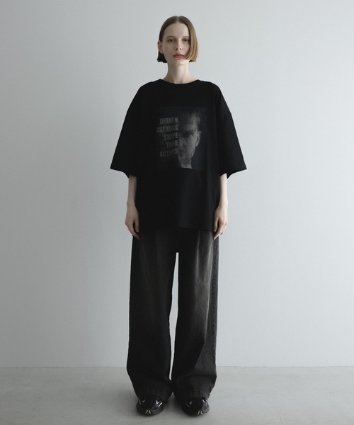 remer（リメール）の「loose graphic over Tee / ルーズグラフィックオーバーTシャツ（Tシャツ/カットソー・メンズ・ブラック系その他/ホワイト系その他/ホワイト系その他2/ブラック系その他3/ブラック系その他2/ホワイト系その他3・X-SMALL/SMALL/MEDIUM/LARGE）」の19枚目の写真