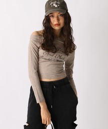 【2025SS】タイ付きロゴロングTシャツ