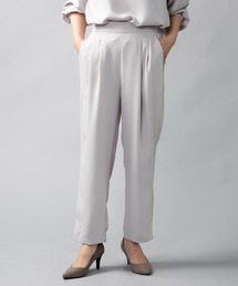 UNDICI・NOVE（ウンディッチノーベ）の「【AECA BLANC】アエカブラン/エステルダブルクロスパンツ <セットアップ可能>フロントタック美脚パンツ（その他パンツ）」