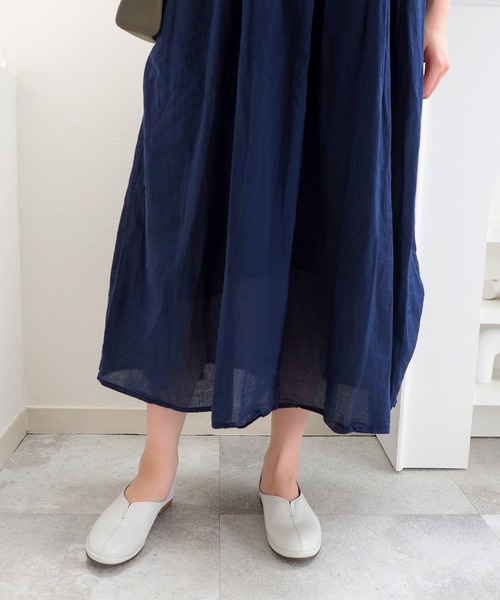 あしながおじさん（アシナガオジサン）の「軽量｜スリッポンシューズ　1610041（スリッポン・レディース・ホワイト/ブラック/マスタード・24.5cm/24cm/23.5cm/23cm/22.5cm）」の6枚目の写真