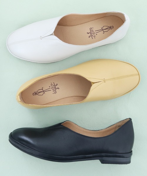 あしながおじさん（アシナガオジサン）の「軽量｜スリッポンシューズ　1610041（スリッポン・レディース・ホワイト/ブラック/マスタード・24.5cm/24cm/23.5cm/23cm/22.5cm）」の4枚目の写真