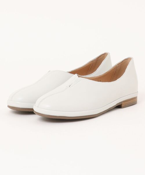 あしながおじさん（アシナガオジサン）の「軽量｜スリッポンシューズ　1610041（スリッポン・レディース・ホワイト/ブラック/マスタード・24.5cm/24cm/23.5cm/23cm/22.5cm）」の8枚目の写真