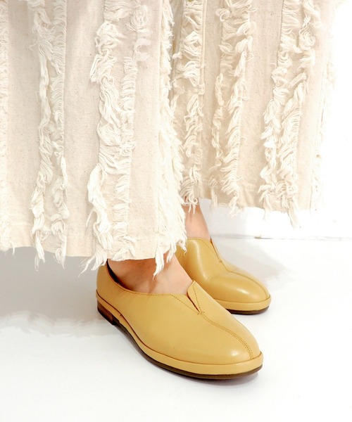 あしながおじさん（アシナガオジサン）の「軽量｜スリッポンシューズ　1610041（スリッポン・レディース・ホワイト/ブラック/マスタード・24.5cm/24cm/23.5cm/23cm/22.5cm）」の10枚目の写真