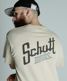 Schott/ショット/SNOWWASH T-SHIRT Schott BROS./スノーウォッシュ Tシャツ ショットブロス