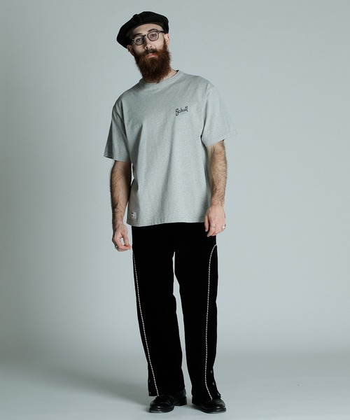 Schott(ショット)の「Schott/ショット/SNOWWASH T-SHIRT Schott BROS./スノーウォッシュ Tシャツ ショットブロス(Tシャツ/カットソー・メンズ・グレー/ブラック/ベージュ・2XL/XL/L/M)」の18枚目の写真