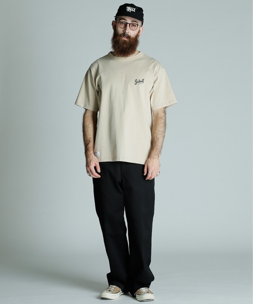 Schott(ショット)の「Schott/ショット/SNOWWASH T-SHIRT Schott BROS./スノーウォッシュ Tシャツ ショットブロス(Tシャツ/カットソー・メンズ・グレー/ブラック/ベージュ・2XL/XL/L/M)」の20枚目の写真