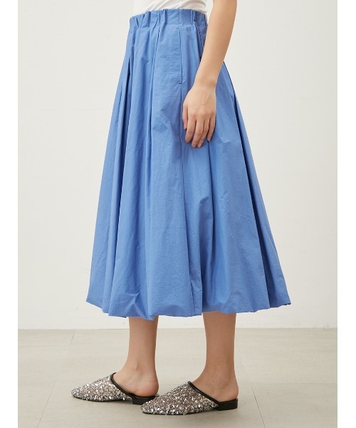 Mila Owen（ミラオーウェン）の「ウエストゴム2サイズバルーンスカート【手洗い可能】（スカート・レディース・ブルー/ホワイト/ブラック・1/0）」の10枚目の写真