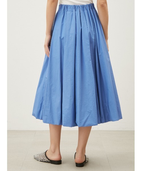 Mila Owen（ミラオーウェン）の「ウエストゴム2サイズバルーンスカート【手洗い可能】（スカート・レディース・ブルー/ホワイト/ブラック・1/0）」の11枚目の写真