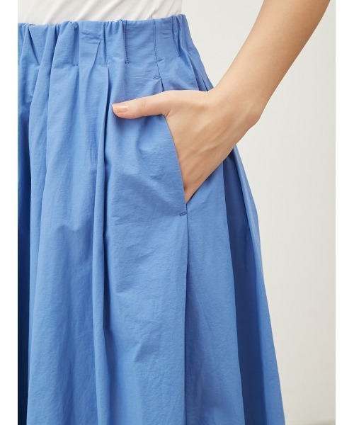 Mila Owen（ミラオーウェン）の「ウエストゴム2サイズバルーンスカート【手洗い可能】（スカート・レディース・ブルー/ホワイト/ブラック・1/0）」の13枚目の写真