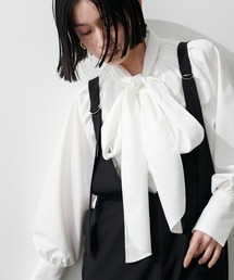 LARUTA | 【LARUTA】ボータイリボンギャザーブラウス(シャツ/ブラウス)