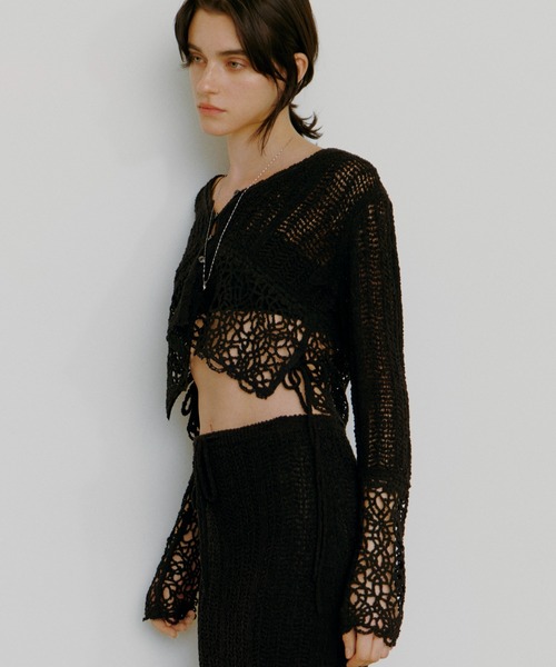 frayid エンブロイダリーニットカーディガン セール】エンブロイダリーニットカーディガン（ニット/セーター