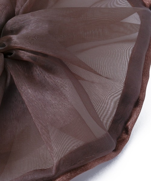 IRIS47(イリスフォーセブン)の「【IRIS 47】see-through shushu/シースルー シュシュ(シュシュ・レディース・ブラウン/ブラック・FREE)」の10枚目の写真