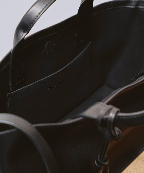 TODAYFUL（トゥデイフル）の「【TODAYFUL/トゥデイフル】Useful Leather Bag (M)/レザーバッグ（トートバッグ・レディース・ブラック・FREE）」の14枚目の写真