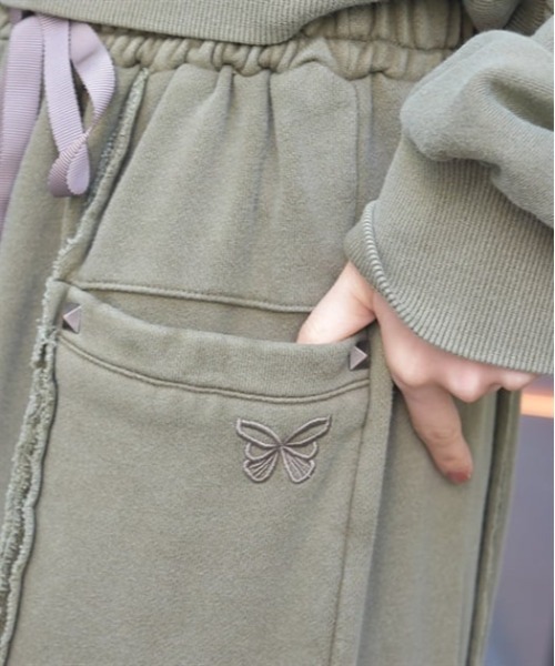 axes femme（アクシーズファム）の「スウェットマーメイドスカート（スカート・レディース・ブラック/グレー/カーキ・FREE）」の7枚目の写真