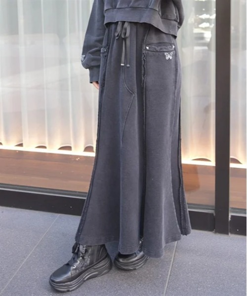 axes femme（アクシーズファム）の「スウェットマーメイドスカート（スカート・レディース・ブラック/グレー/カーキ・FREE）」の9枚目の写真