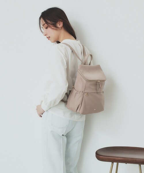 index（インデックス）の「プチリボンモチーフ付きリュック（バックパック/リュック・レディース・ベージュ/ブラック・00）」の5枚目の写真