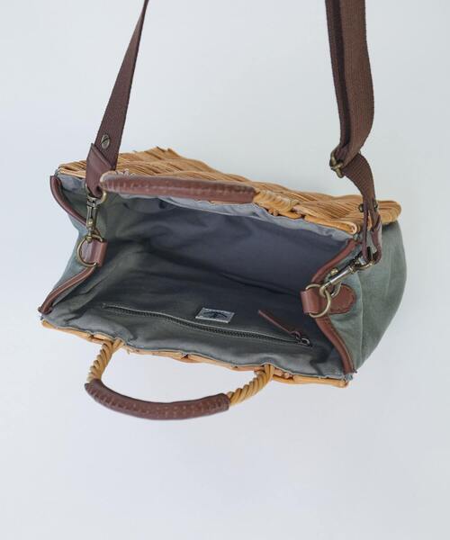 セール】【2WAY】異素材コンビスクエアショルダーバッグ