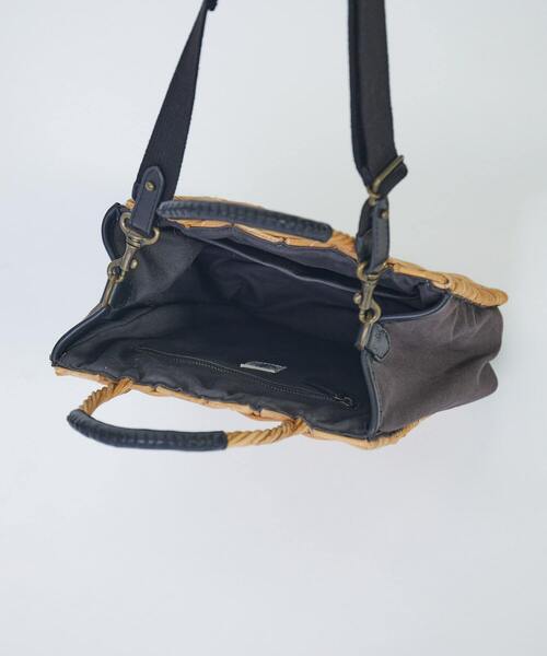 セール】【2WAY】異素材コンビスクエアショルダーバッグ