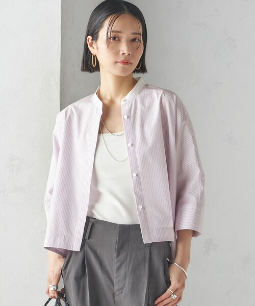 ブラウス シャツ 「手洗い可能」セルロース ツイル 羽織 シャツ レディース 予約》〈手洗い可能〉セルロース ツイル 羽織 シャツ （シャツ