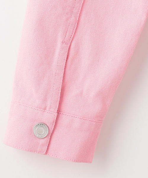 by LOVEiT（バイラビット）の「【ニコ☆プチ掲載】Gジャン（デニムジャケット・キッズ・ピンク/サックスブルー・150cm/120cm/130cm/140cm/160cm）」の7枚目の写真