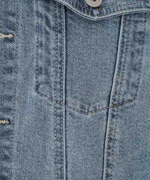 OPAQUE.CLIP（オペークドットクリップ）の「ストレッチデニムジャケット【洗濯機洗い可】（デニムジャケット・レディース・ネイビー/ブルー系その他/ブルー・40/38）」の13枚目の写真