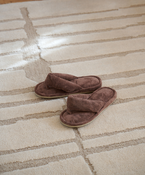 journal standard Furniture (ジャーナルスタンダードファニチャー)の「TOWEL SLIPPER スリッパ(ルームシューズ/スリッパ・レディース・チャコールグレー/ネイビー/ブラウン/イエロー/ブルー・FREE)」の3枚目の写真
