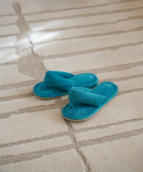 journal standard Furniture (ジャーナルスタンダードファニチャー)の「TOWEL SLIPPER スリッパ(ルームシューズ/スリッパ・レディース・チャコールグレー/ネイビー/ブラウン/イエロー/ブルー・FREE)」の5枚目の写真