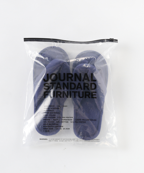 journal standard Furniture (ジャーナルスタンダードファニチャー)の「TOWEL SLIPPER スリッパ(ルームシューズ/スリッパ・レディース・チャコールグレー/ネイビー/ブラウン/イエロー/ブルー・FREE)」の22枚目の写真