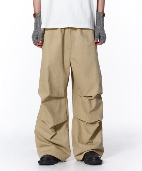 Jieda（ジエダ）の「FADE DRILL PARACHUTE PANTS（その他パンツ・メンズ・カーキ/ブラック/ベージュ・1/2）」の2枚目の写真