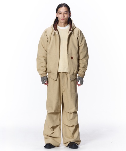 Jieda（ジエダ）の「FADE DRILL PARACHUTE PANTS（その他パンツ・メンズ・カーキ/ブラック/ベージュ・1/2）」の8枚目の写真