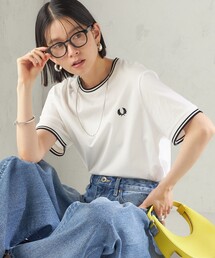 FRED PERRY:M1588 TWIN TIPPED TEE