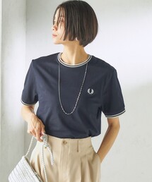FRED PERRY:M1588 TWIN TIPPED TEE