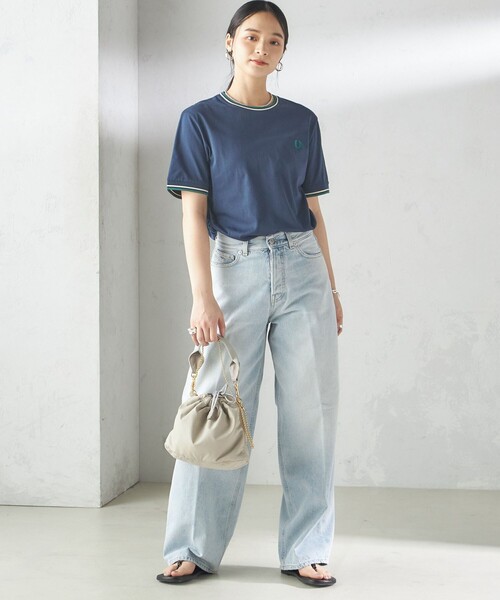 tシャツ FRED PERRY:M1588 TWIN TIPPED TEE レディース FRED PERRY:M1588 TWIN TIPPED TEE（Tシャツ/カットソー）｜FRED