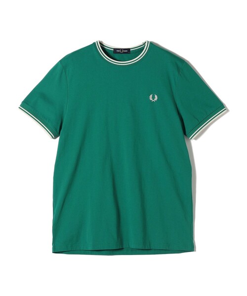 FRED PERRY Tシャツ緑色　Mサイズ FRED PERRY Tシャツ緑色 Mサイズ