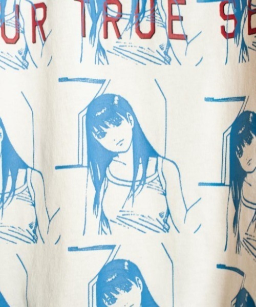 SEVESKIG（セヴシグ）の「seveskig/セブシグ/Nostalgic Girl RZ03 S/SL Tee Ver,Hisashi Eguchi（Tシャツ/カットソー・メンズ・ブラック/ホワイト・XL/L/M）」の6枚目の写真