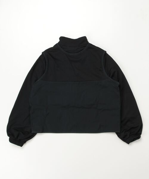 NIKE(ナイキ)の「ナイキ NIKE ナイキ G NSW ジャケット ダンス -PD(ブルゾン・キッズ・ブラック・130cm/140cm/150cm/160cm)」の2枚目の写真
