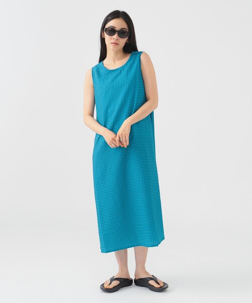 HELLY HANSEN(ヘリーハンセン)の「【別注】HELLY HANSEN / シアー サッカー ワンピース(ワンピース・レディース・ブラック/ロイヤルブルー・SMALL)」の3枚目の写真