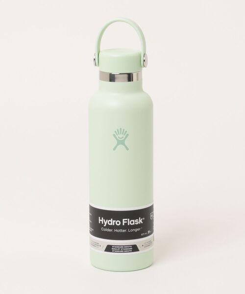 OLD BETTY'S(オールドベティーズ)の「【Hydro Flask】ハイドロフラスク Standerd Mouth 21oz(621ml)(水筒・レディース・ブラック/レッド系その他/ライトグリーン/ライトブルー・FREE)」の3枚目の写真