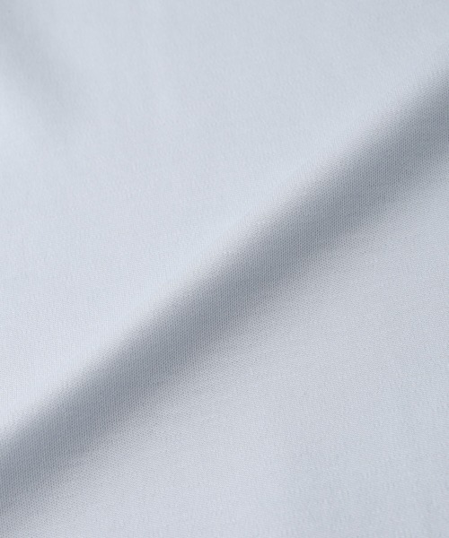 A/C DESIGN BY ALPHA CUBIC（エーシーデザインバイアルファキュービック）の「【接触冷感・UVカット】スムースタンクトップ【綿100%】（Tシャツ/カットソー・レディース・ライトグレー/サックスブルー・LL/M/L）」の18枚目の写真