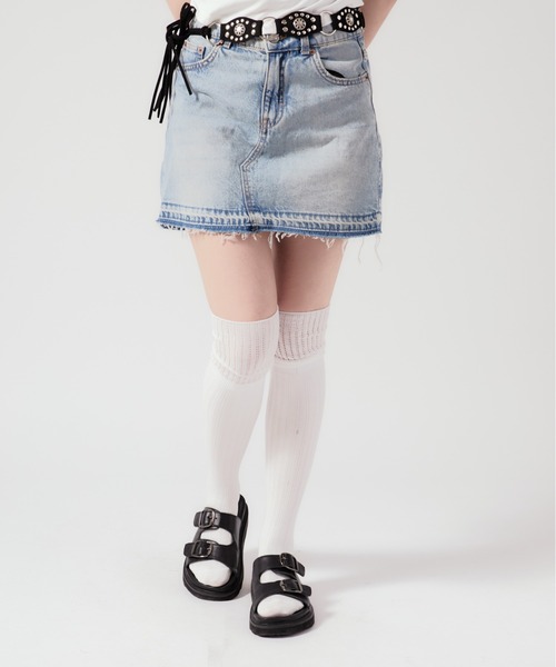 Chick（チック）の「Basic High Socks / 韓国スタイル シンプルレディースハイソックス 無地（ソックス/靴下・レディース・グレー/杢グレー/ブラック/ホワイト・FREE）」の12枚目の写真