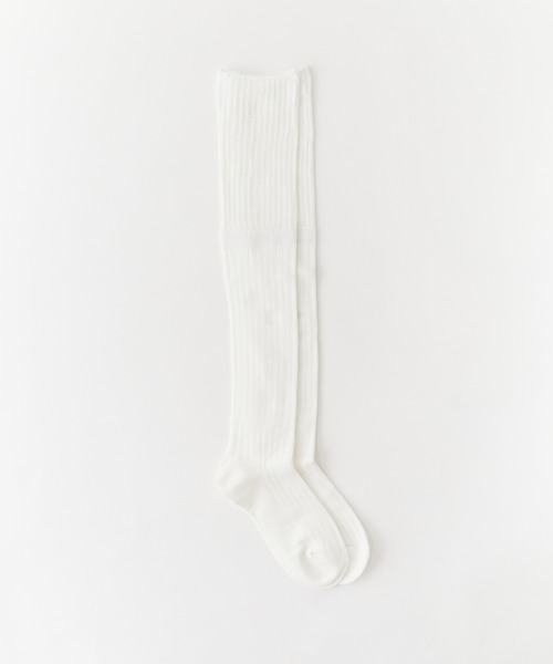 Chick（チック）の「Basic High Socks / 韓国スタイル シンプルレディースハイソックス 無地（ソックス/靴下・レディース・グレー/杢グレー/ブラック/ホワイト・FREE）」の10枚目の写真
