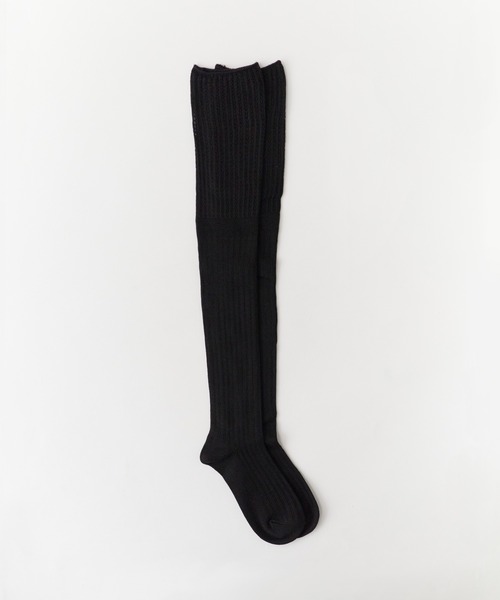 Chick（チック）の「Basic High Socks / 韓国スタイル シンプルレディースハイソックス 無地（ソックス/靴下・レディース・グレー/杢グレー/ブラック/ホワイト・FREE）」の14枚目の写真