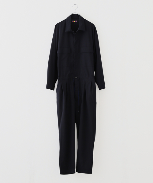 is-ness イズネスGABARDINE JUMPSUIT JUMPSUIT | is-ness online shop | イズネス オンライン ショップ