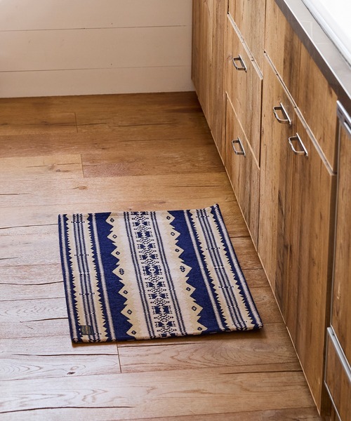 PENDLETON（ペンドルトン）の「PENDLETON/ペンドルトン キッチンスモールサイズマット MC001（ラグ/マット・レディース・ネイビー/ベージュ・FREE）」の7枚目の写真
